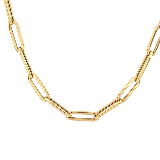 Paperclip Necklace 14K Gold - Lexie Jordan Jewelry