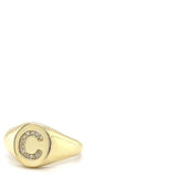 Signet Initial Ring - Lexie Jordan Jewelry