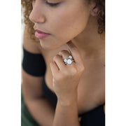 Stackable Flower Rings | Diamond Clusters | 18K Gold - Lexie Jordan Jewelry