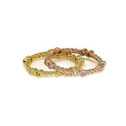 Stackable Gold Rings| 18K Gold | Gemstones - Lexie Jordan Jewelry