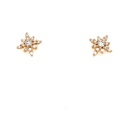 Starburst Diamond Studs - Lexie Jordan Jewelry