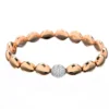 Extendable Round Flat Bracelet in 14kt Rose Gold