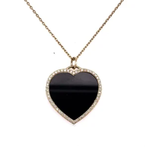 diamond heart pendant