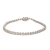 18K Chevron Tennis Bracelet