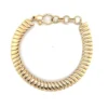 Curvy linked 14k Gold Bracelet