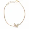 Diamond Butterfly Bracelet