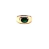 OVAL EMERALD DOME RING