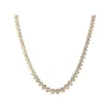 PEAR SHAPE DIAMOND LINK NECKLACE