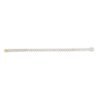 14K 8MM WHITE PAVE MODERN LITE EDGE CHAIN