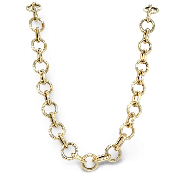 round link chain necklace