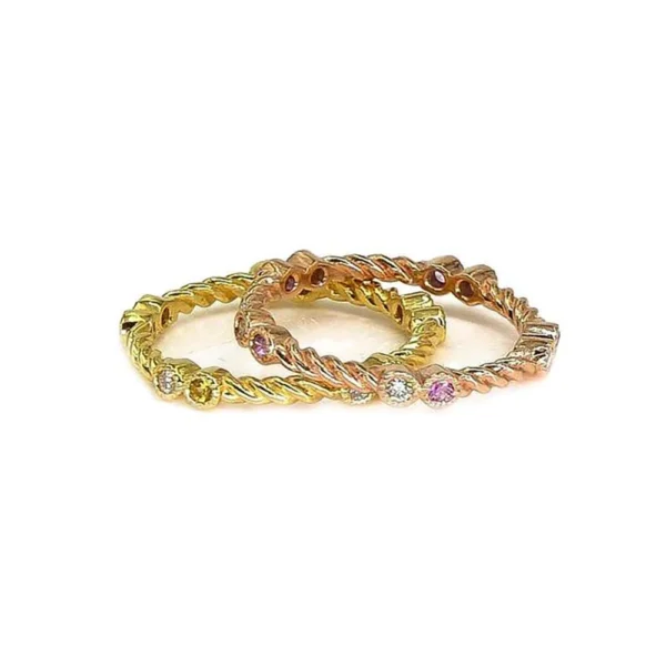 stackable gold rings