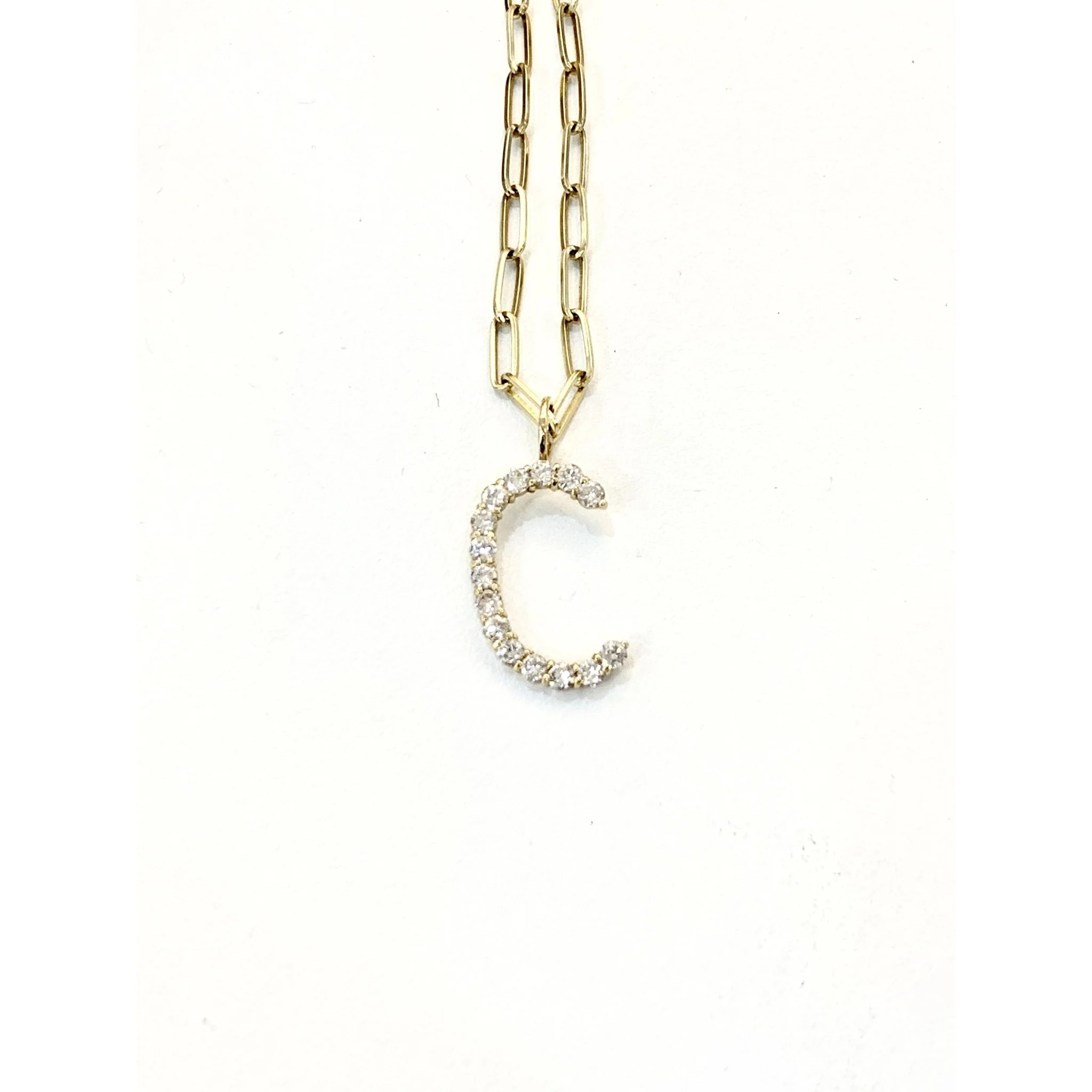 diamond initial charms